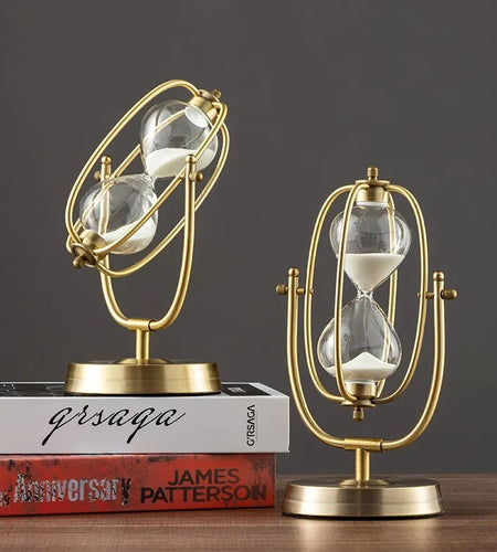 360° Rotating Metal Sand Hourglass
