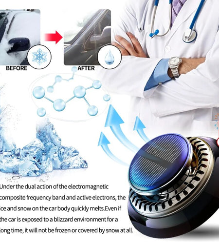 Electromagnetic Molecular Interference Snow Removal