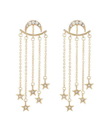 Shooting star Rhinestone Long