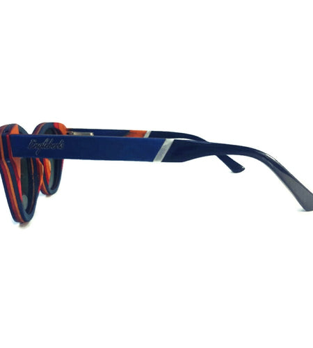 Beach Bound Skateboard Wood and Acetate Sunglasses, Polarized